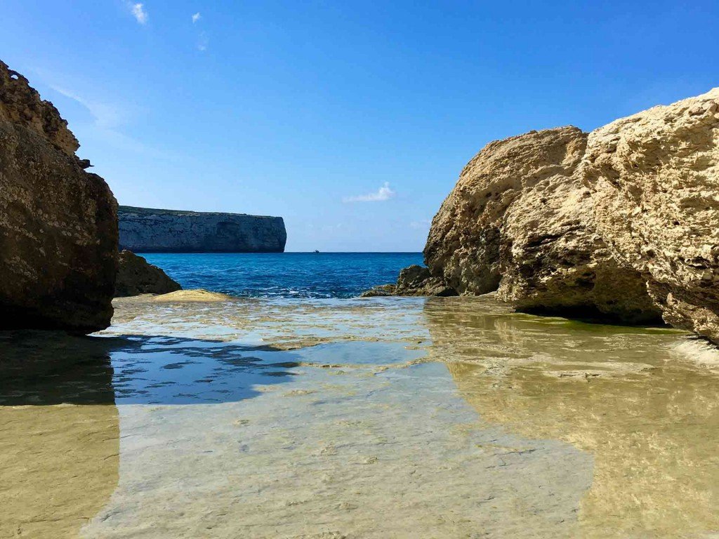 secluded bay and beaches malta and gozo
